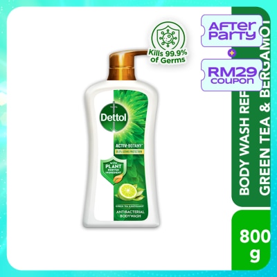 DETTOL Body Wash Activ-Botany Green Tea & Bergamot 800g