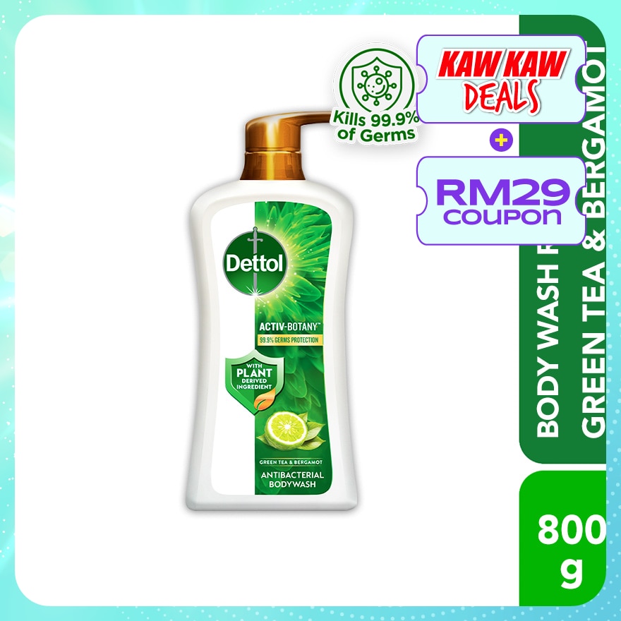 Body Wash Activ-Botany Green Tea & Bergamot 800g