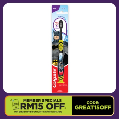 COLGATE Kids Batman Toothbrush 5-9 Years (Ultra Soft)