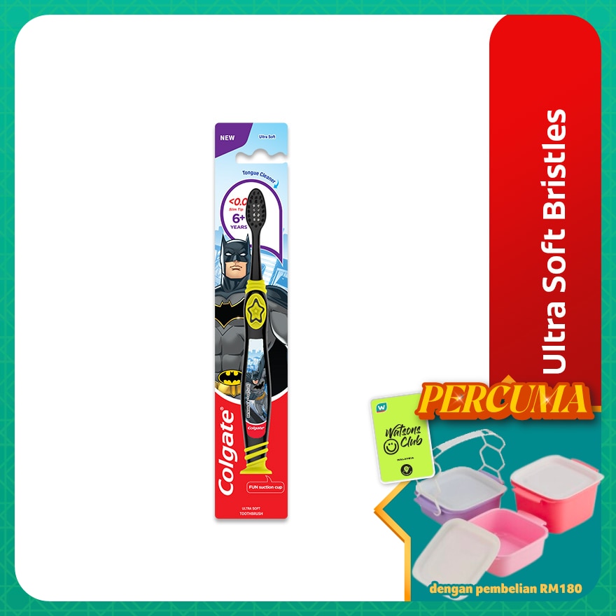 Colgate Kids Batman Smiles Toothbrush 6+ Years