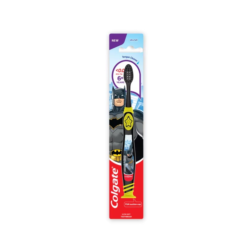 Colgate Kids Batman Smiles Toothbrush 6+ Years image