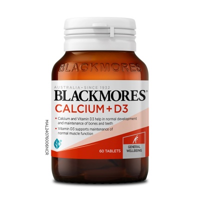 BLACKMORES - Calcium + D3 60's
