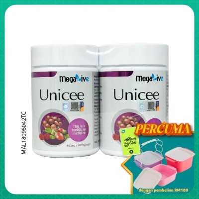 MEGALIVE - Unicee Berries 2X60s
