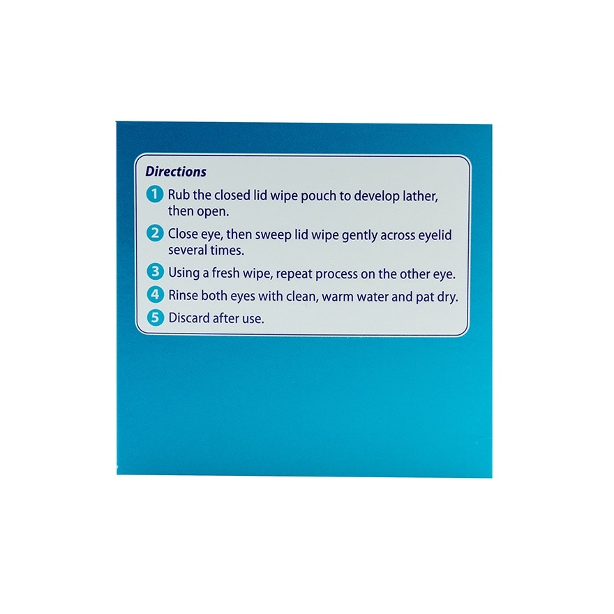 Alcon Lid Wipes 30's (Eyelid Cleansing Wipes)