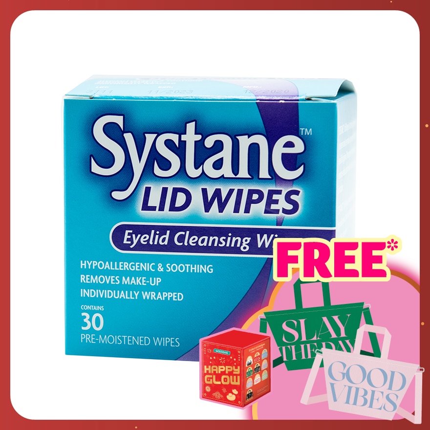 Alcon Lid Wipes 30's (Eyelid Cleansing Wipes)