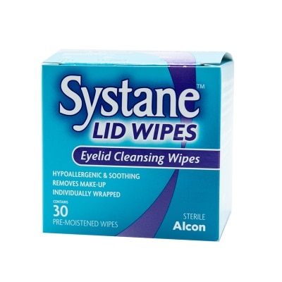 SYSTANE Alcon Lid Wipes 30's (Eyelid Cleansing Wipes)