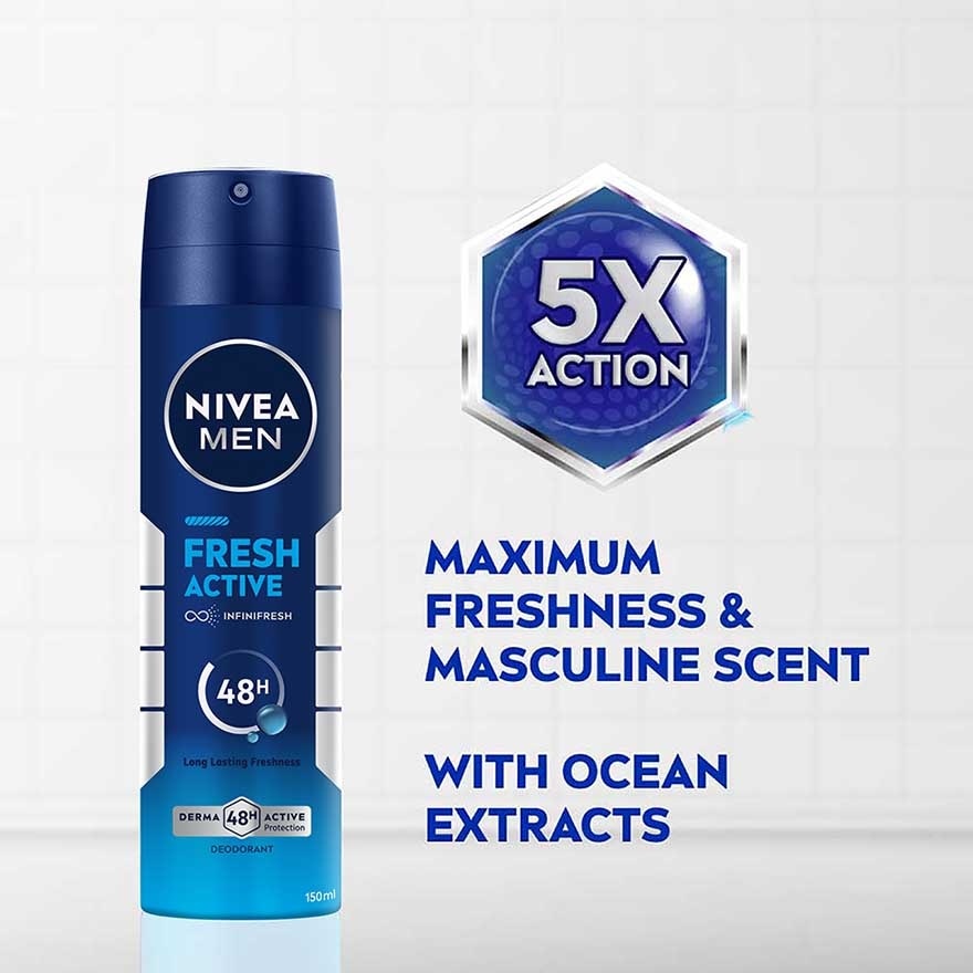 Deodorant Fresh Spray Twin Pack 2x150ml