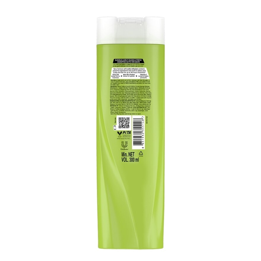 Lively Clean & Fresh Shampoo 300ml