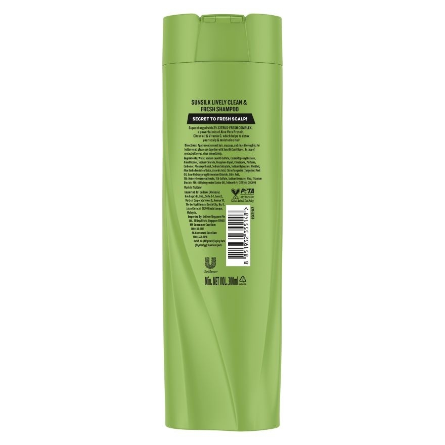 Lively Clean & Fresh Shampoo 300ml