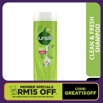 SUNSILK  Lively Clean & Fresh Shampoo 300ml