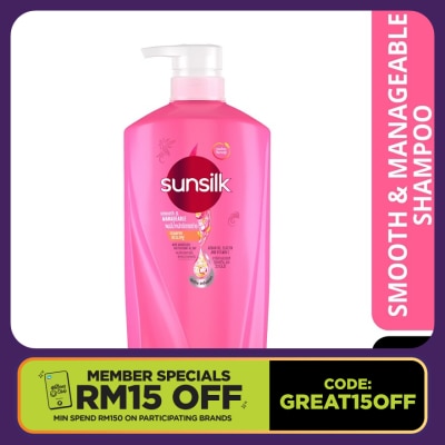 SUNSILK  Smooth & Manageable Shampoo 625ml