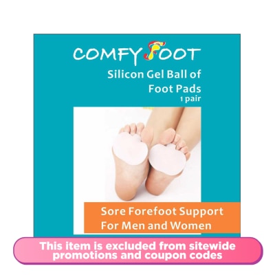 COMFY FOOT Silicon Gel Ball of Foot Pads 1 Pair 1's