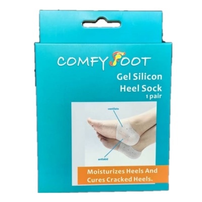 COMFY FOOT Gel Silicon Heel Sock 1 Pair 1's