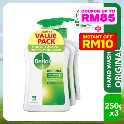 DETTOL Hand Wash Value Pack Original 250g x3