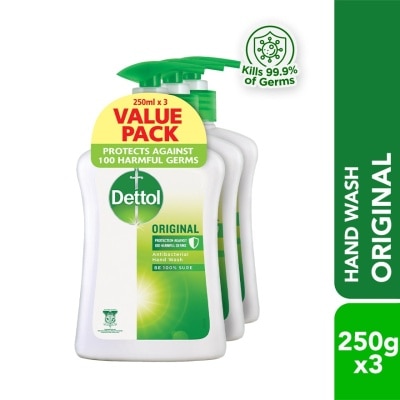 DETTOL Hand Wash Value Pack Original 250g x3