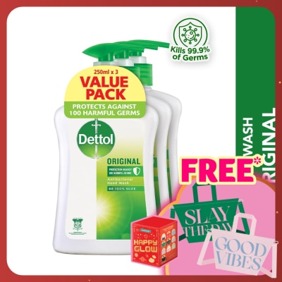 DETTOL Hand Wash Value Pack Original 250g x3