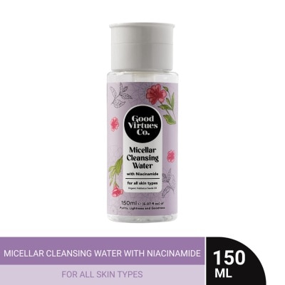 GOOD VIRTUES CO Micellar Cleansing Water with Niacinamide (For All Skin) 150ml