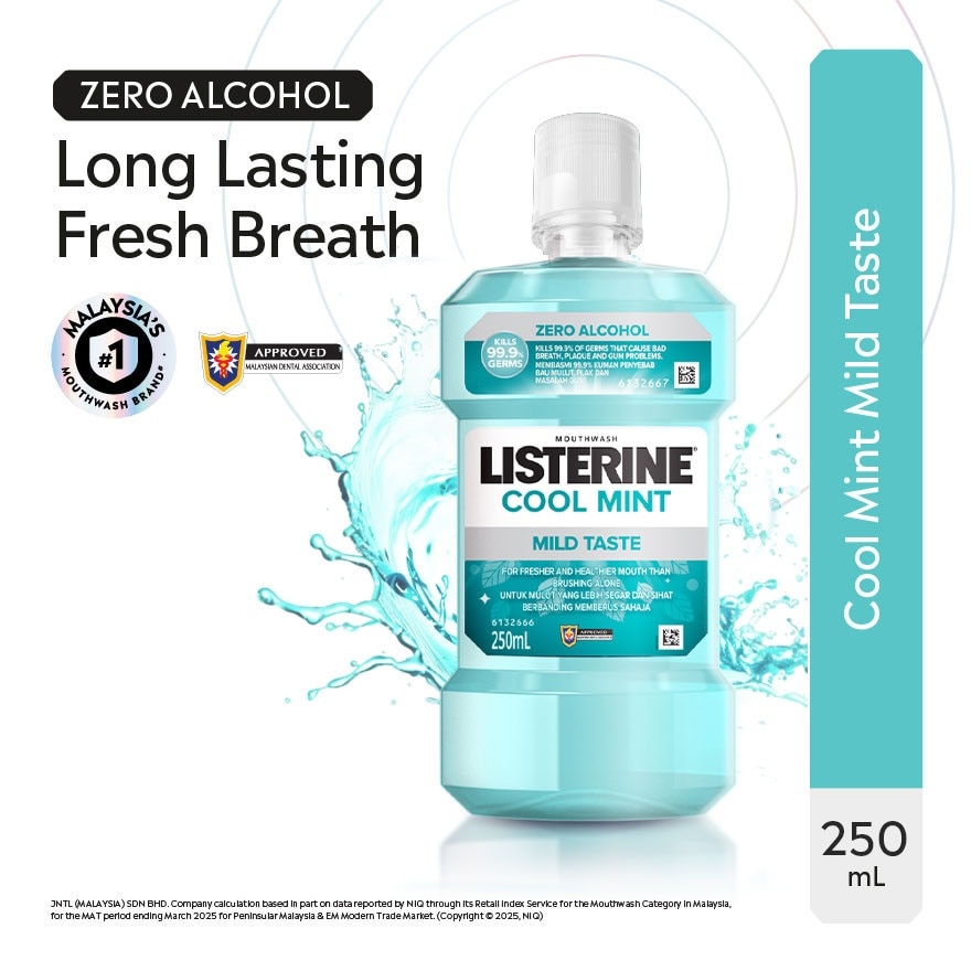 Listerine Cool Mint Mild Taste 250ml