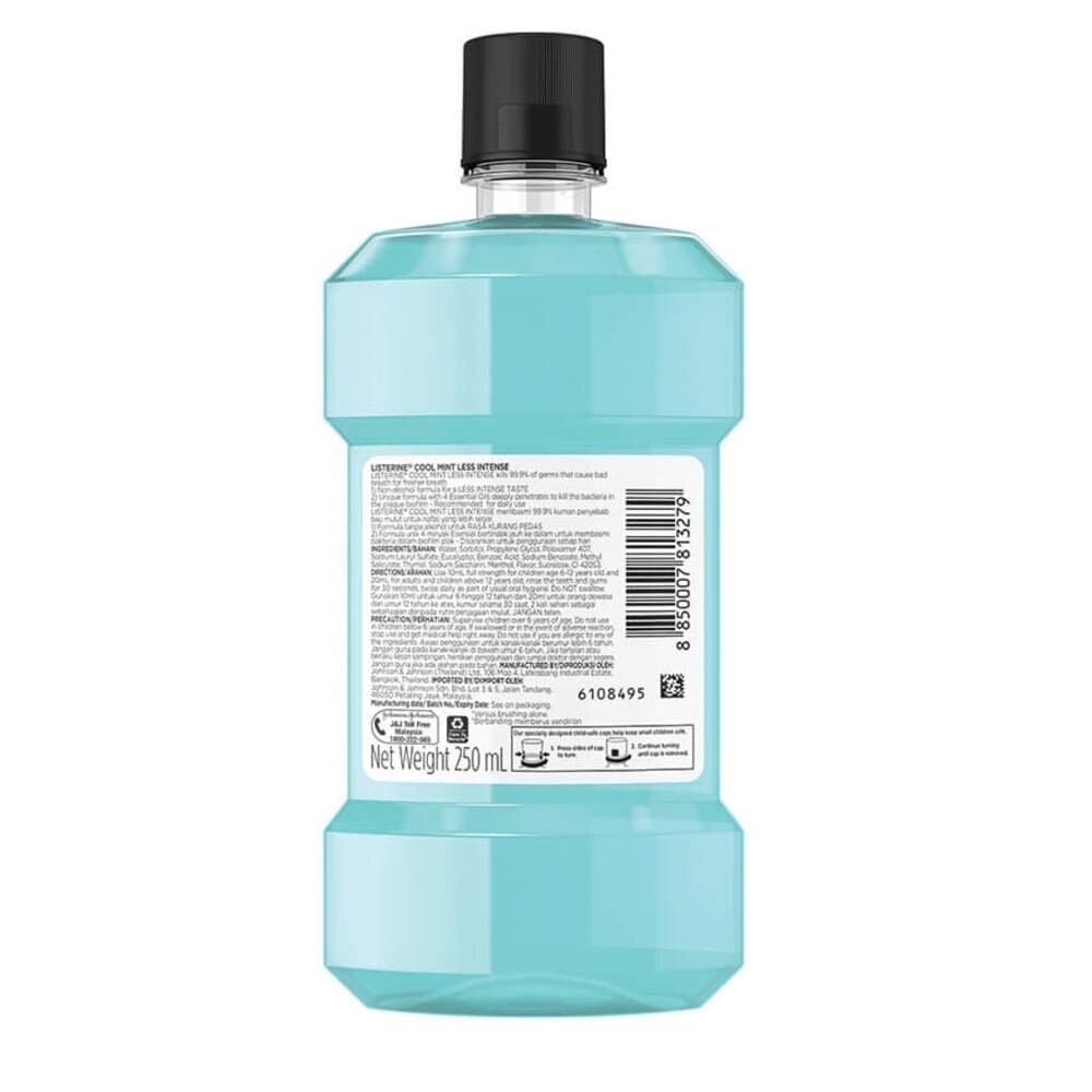 Listerine Cool Mint Mild Taste 250ml