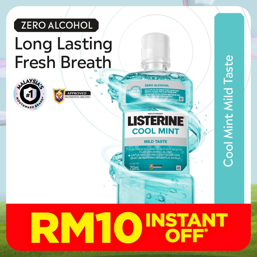 Listerine Cool Mint Mild Taste 750ml