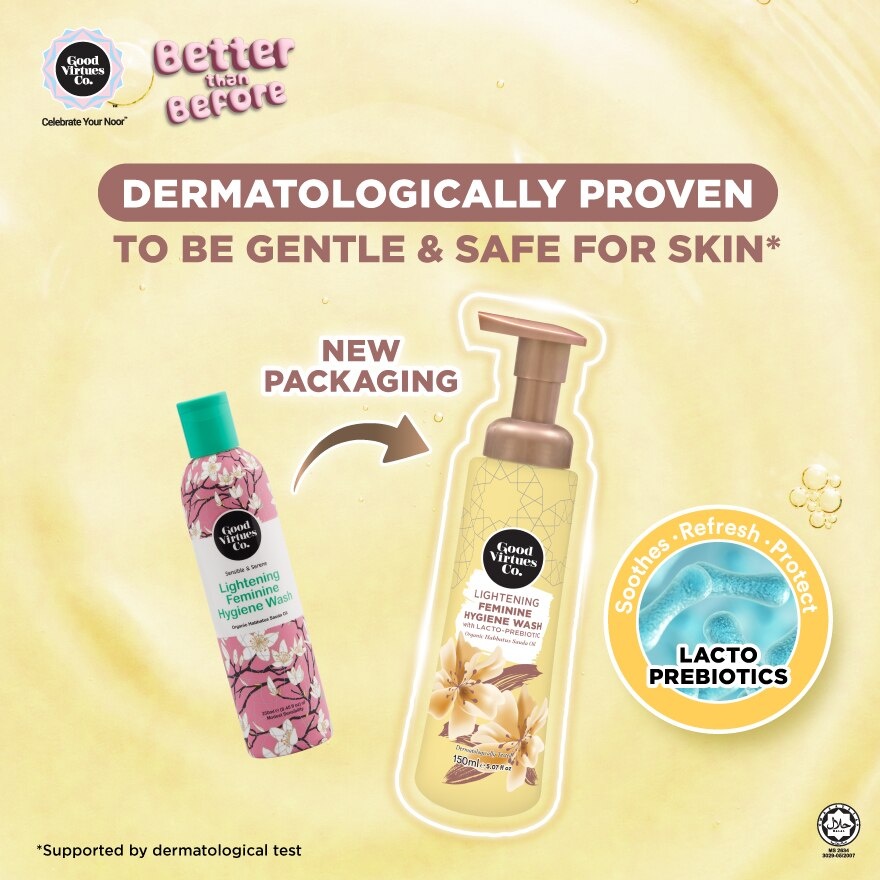 Lightening Feminine Hygiene Wash with Lacto-Prebiotic 150ml