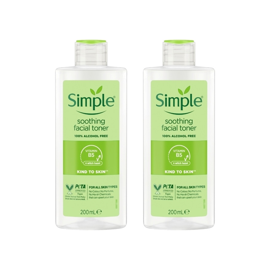 Kind to Skin Soothing Toner 200ml Twin Pack