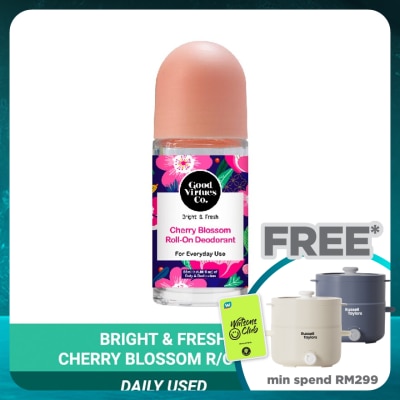 GOOD VIRTUES CO Cherry Blossom Roll On Deod Everyday Use 55ml