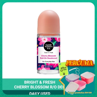 GOOD VIRTUES CO - Cherry Blossom Roll On Deod Everyday Use 55ml
