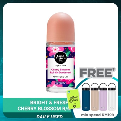 GOOD VIRTUES CO Cherry Blossom Roll On Deod Everyday Use 55ml