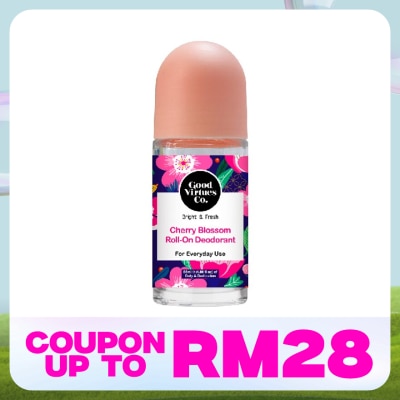 GOOD VIRTUES CO Cherry Blossom Roll On Deod Everyday Use 55ml