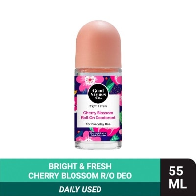 GOOD VIRTUES CO Cherry Blossom Roll On Deod Everyday Use 55ml