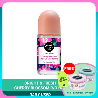 GOOD VIRTUES CO Cherry Blossom Roll On Deod Everyday Use 55ml