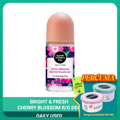 GOOD VIRTUES CO Cherry Blossom Roll On Deod Everyday Use 55ml