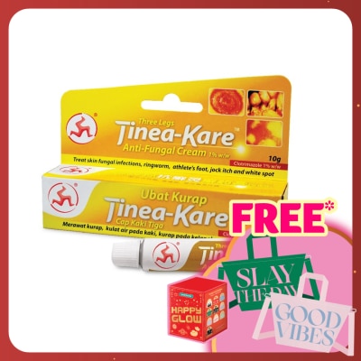 3LEGS Tinea-Kare Anti-Fungal Cream 10g