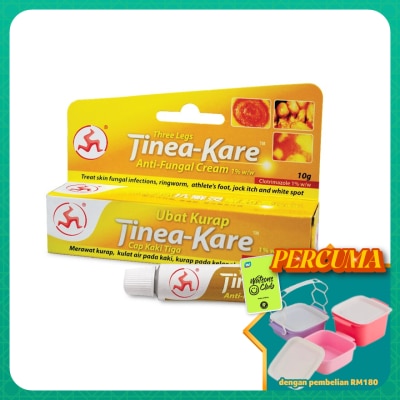 3LEGS - Tinea-Kare Anti-Fungal Cream 10g