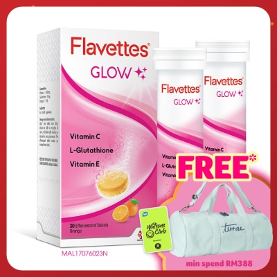 FLAVETTES Effervescent Vitamin C Glow 30s