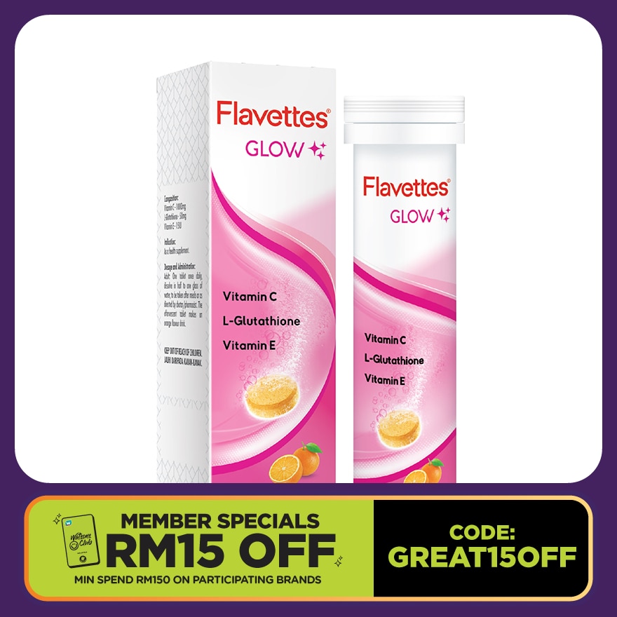 Effervescent Vitamin C Glow 15's