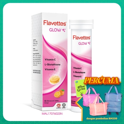 FLAVETTES - Effervescent Vitamin C Glow 15's