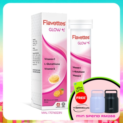 FLAVETTES - Effervescent Vitamin C Glow 15's