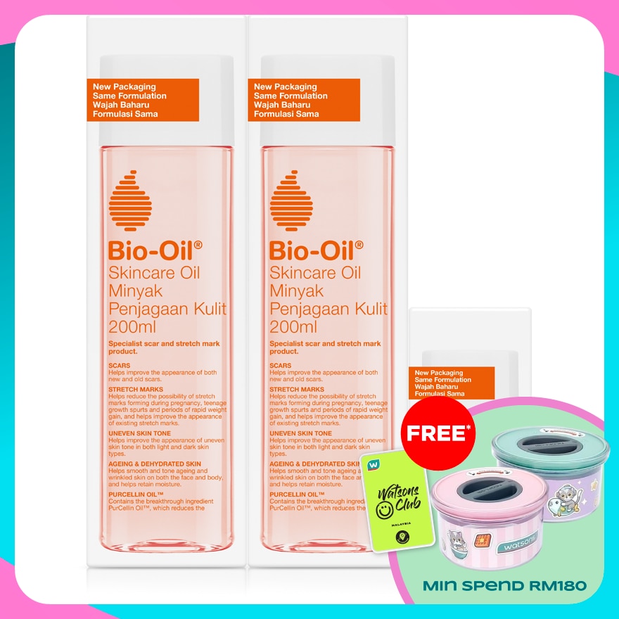 BIO OIL Skin Oil 200ml x 2 + 25ml