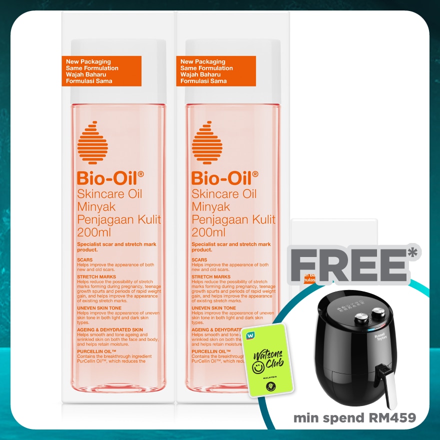 BIO OIL Skin Oil 200ml x 2 + 25ml