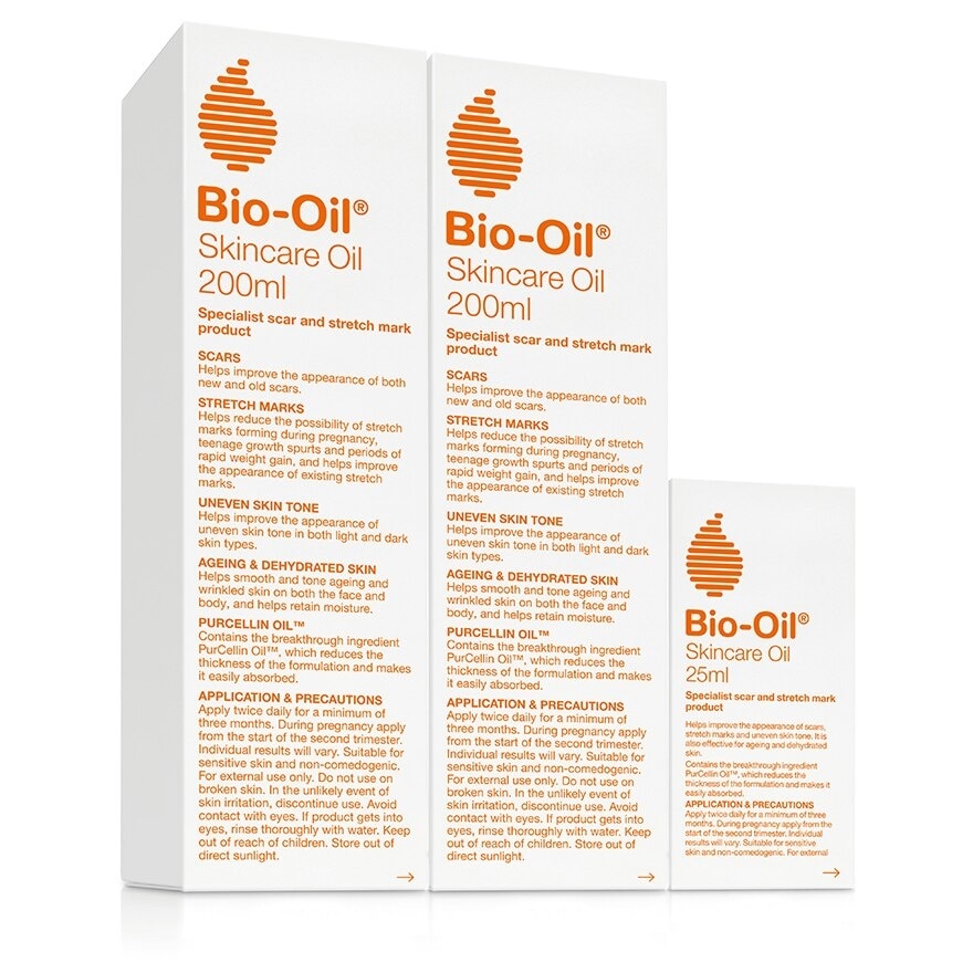 BIO OIL Skin Oil 200ml x 2 + 25ml