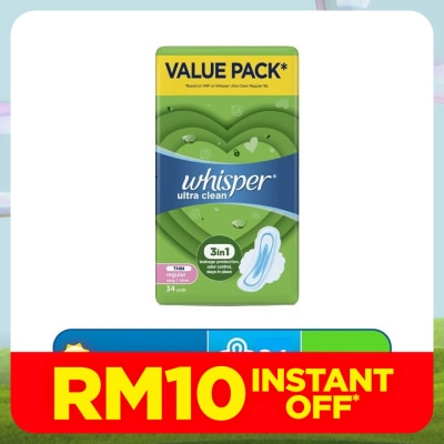 WHISPER Ultra Normal Day Wings 24cm 34s