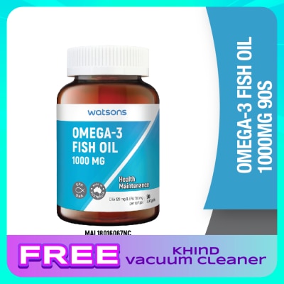 WATSONS Omega 3 Fish Oil 1000mg 90's