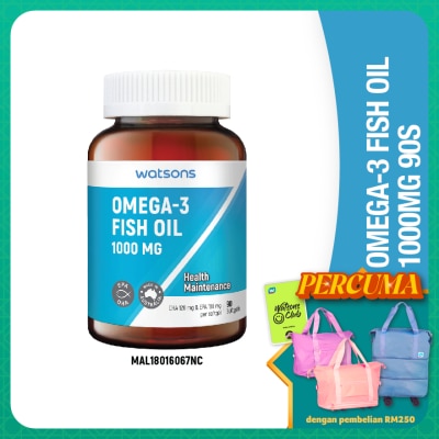 WATSONS - Omega 3 Fish Oil 1000mg 90's