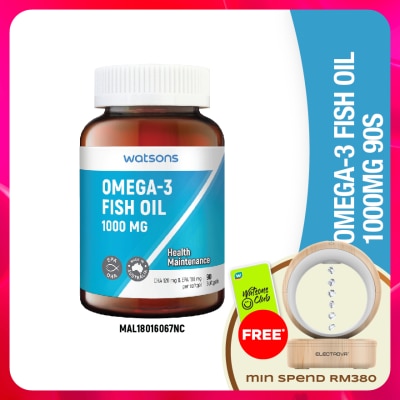 WATSONS - Omega 3 Fish Oil 1000mg 90's