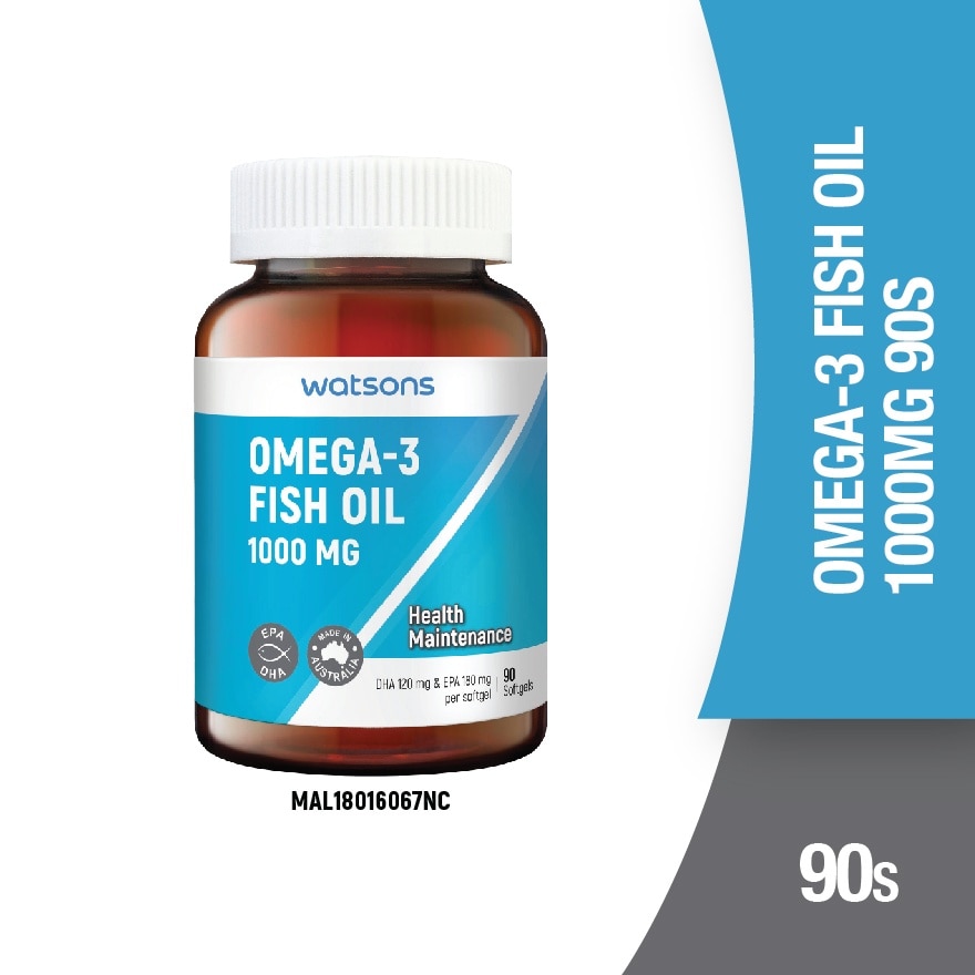 Omega 3 Fish Oil 1000mg 90's