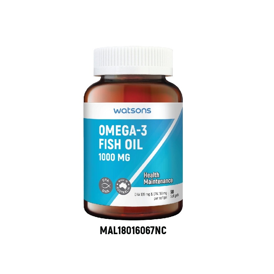 Omega 3 Fish Oil 1000mg 90's