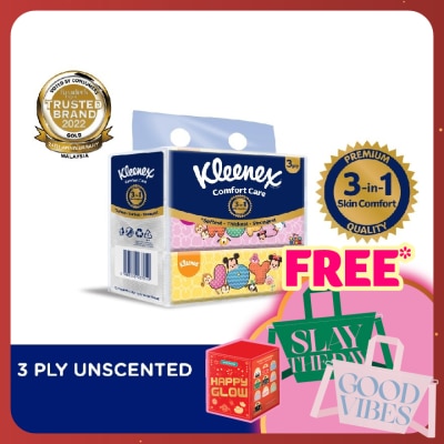 KLEENEX Facial Tissue Soft Box Disney Tsum Tsum 3Ply (3x100s)