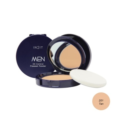 IN2IT MEN Men Oil Control Pressed Powder Tan MOPM201